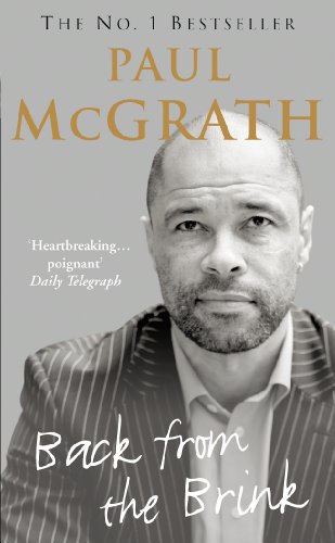 Book cover featuring a portrait of Paul McGrath, titled “Back from the Brink.”