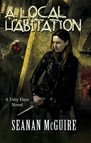 Book cover featuring a woman with a sword and a shadowy figure.