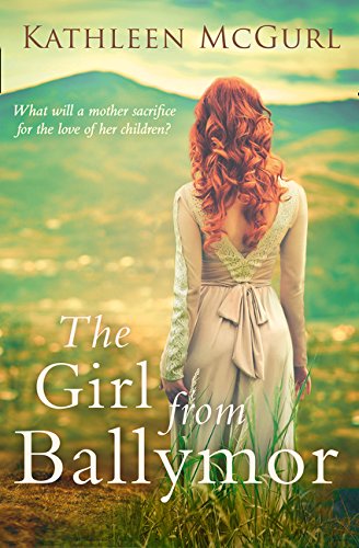 Book cover featuring a woman with curly red hair facing a landscape.