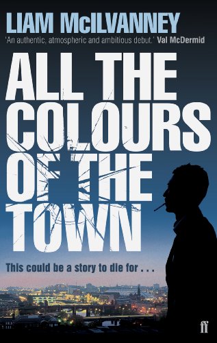 Book cover: silhouetted man, city skyline, and fractured text.