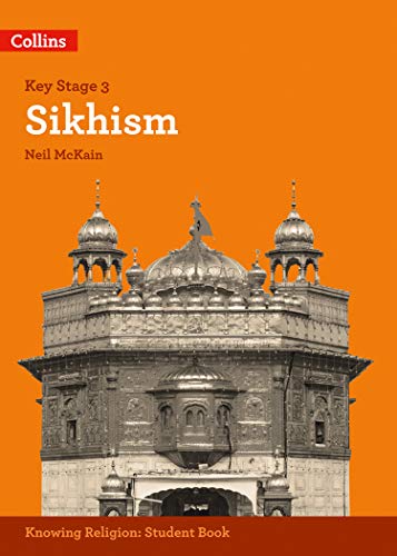 Book cover for "Sikhism" with image of the Golden Temple.