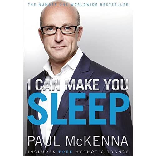 Book cover featuring Paul McKenna, author of “I Can Make You Sleep.”