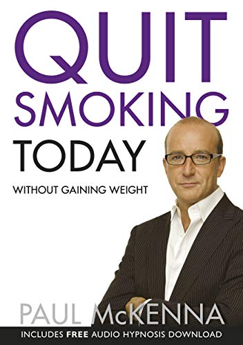 Book cover featuring Paul McKenna, promoting quitting smoking.
