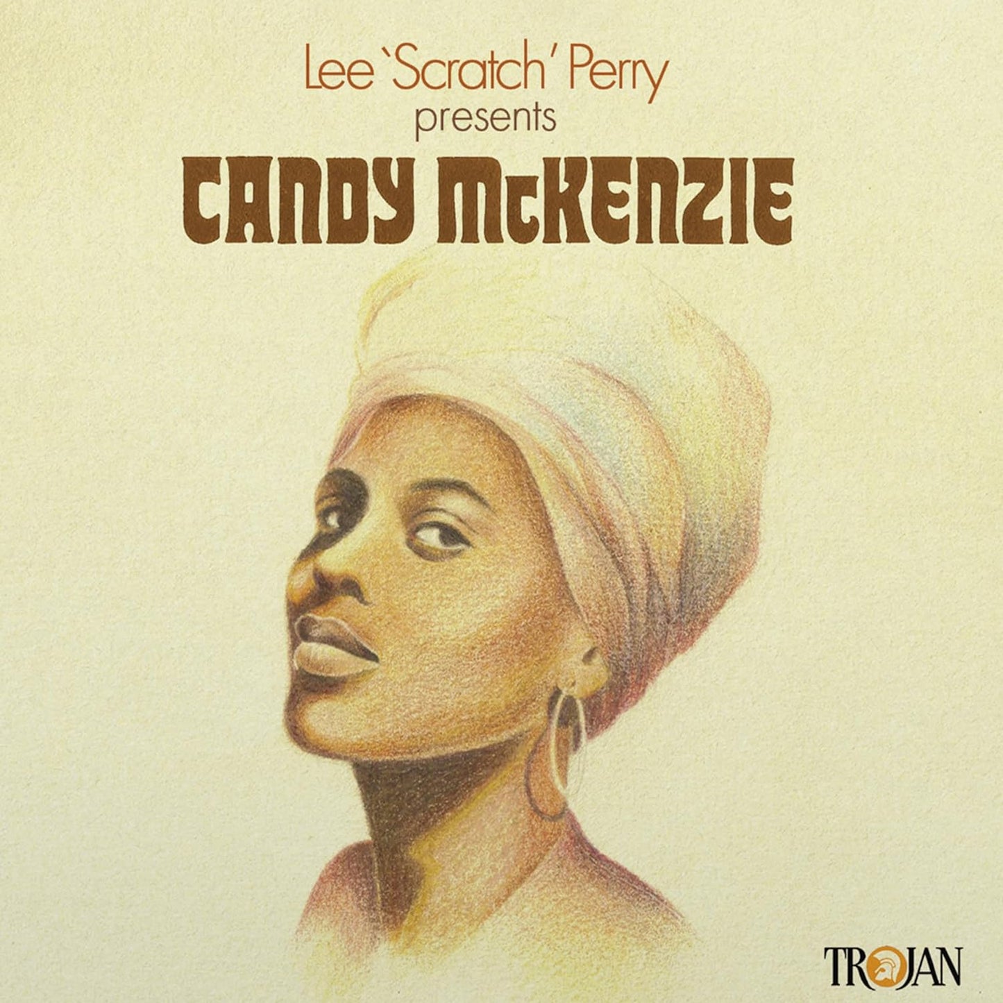 Vinyl record cover featuring a portrait of Candy McKenzie.