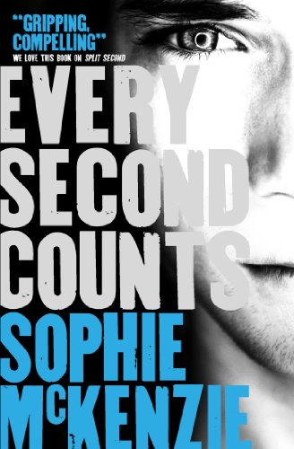 Book cover featuring a close-up of a person's eye and the title Every Second Counts.