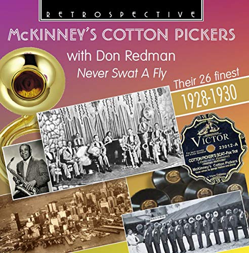 CD cover for McKinney's Cotton Pickers with vintage band photos and record labels.