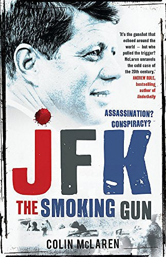 Book cover featuring John F. Kennedy’s face with bold red title text.