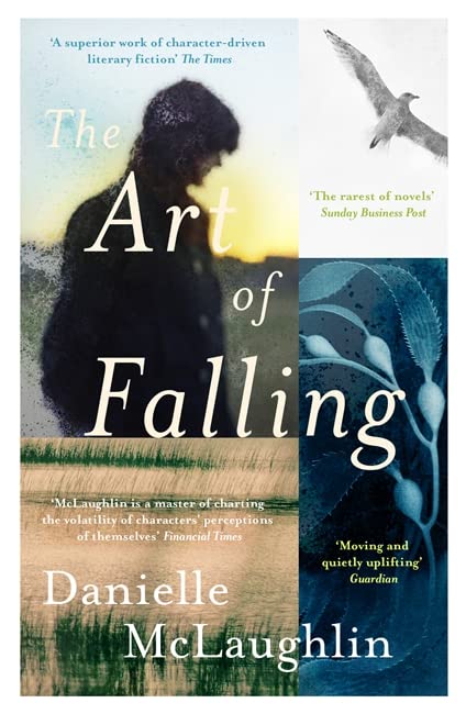 Book cover: Silhouette of a person, a bird, and abstract plant imagery.