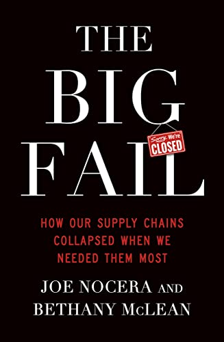 Book cover: "The Big Fail" with a red "Closed" stamp overlay.