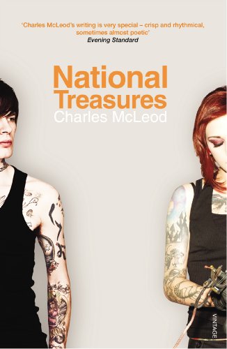 Book cover for “National Treasures” by Charles McLeod, featuring tattooed individuals.