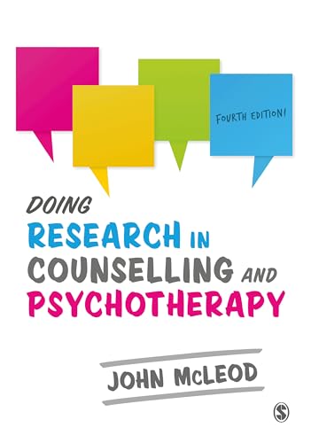 Book cover: "Doing Research in Counselling and Psychotherapy" fourth edition.