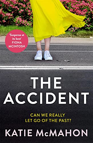 Book cover: “The Accident” with a woman in a yellow dress.