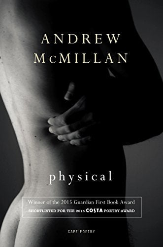 Black and white book cover featuring a shirtless man's torso with hand on hip.
