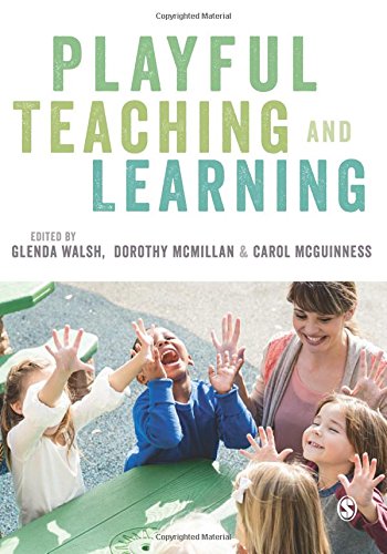 Book cover: "Playful Teaching and Learning" with children and teacher.