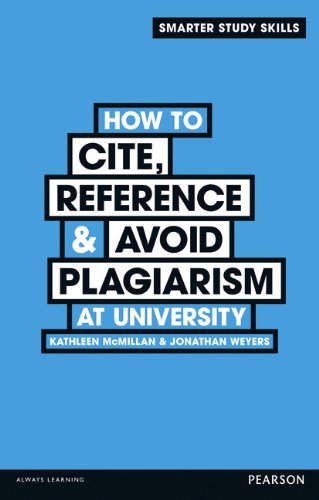 Book cover: "How to Cite, Reference & Avoid Plagiarism at University".