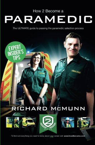 Book cover featuring two paramedics with an ambulance in the background.