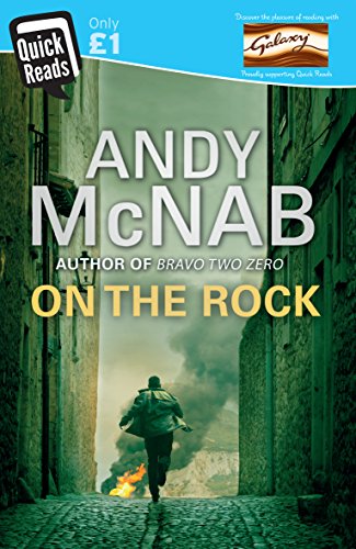 Book cover: "On The Rock" by Andy McNab, featuring a running figure.