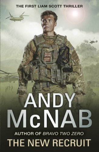 Book cover featuring a soldier in tactical gear with helicopters overhead.