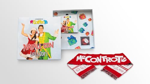 CD cover with children in winter clothes, a gift box, and a red scarf.