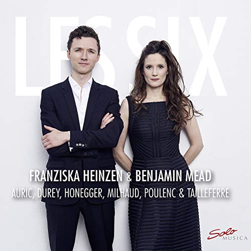 CD cover featuring portraits of Franziska Heinzen and Benjamin Mead.