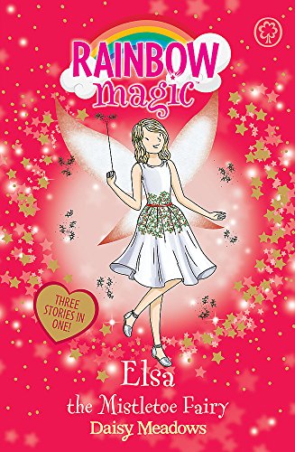 Book cover featuring a fairy with blonde hair and mistletoe details.