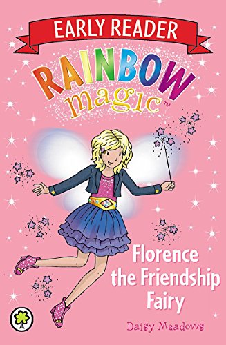 Book cover: young fairy Florence with blonde hair and a magic wand.