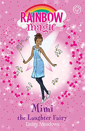 Book cover featuring a young fairy with a magic wand, pink background.
