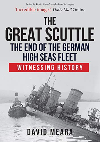 Book cover depicting sunken German warships after the scuttling of the fleet.