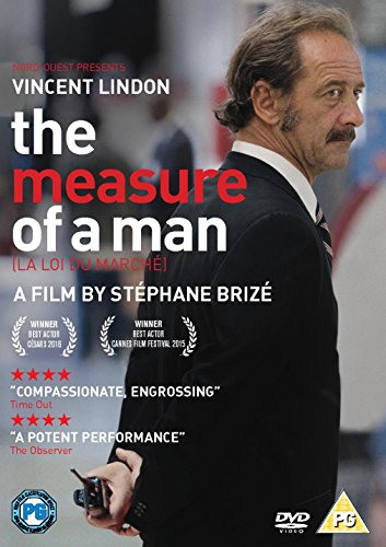 DVD cover featuring Vincent Lindon in a suit holding a radio, with film title text.