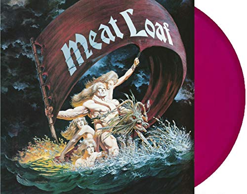 Meat Loaf’s “Dead Ringer” vinyl record cover with fantasy art and pink disc.