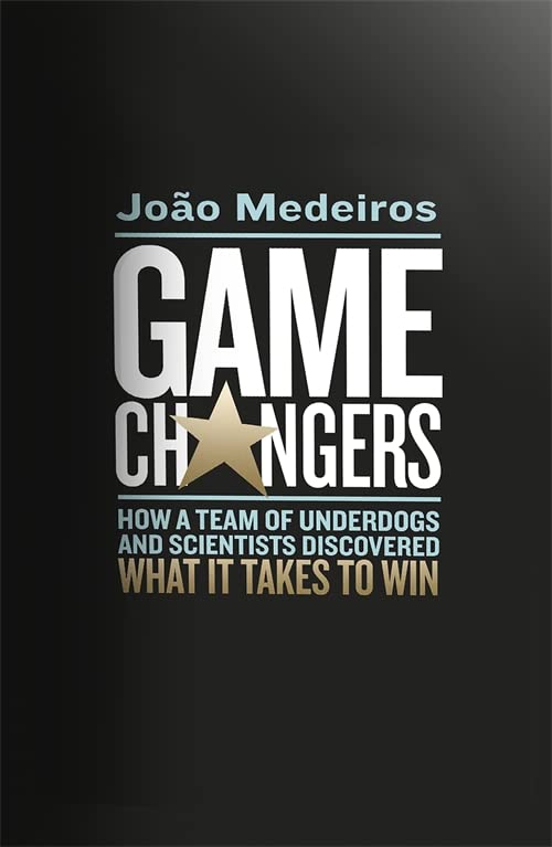 Book cover: "Game Changers" by João Medeiros, with a starburst graphic.
