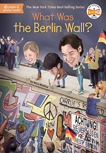 Book cover depicting people dismantling the Berlin Wall with graffiti.