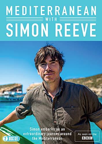 DVD cover featuring Simon Reeve on a boat with a Mediterranean landscape in the background.