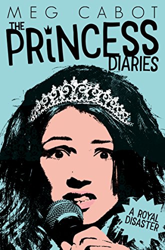 Book cover: young woman with tiara speaking into a microphone.