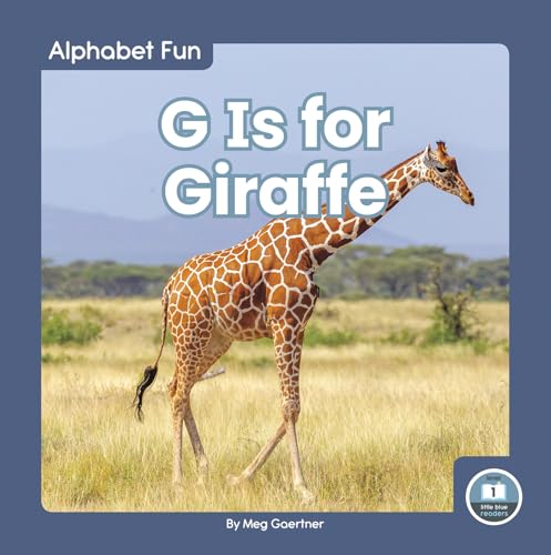 Book cover with a giraffe standing in a grassy landscape.