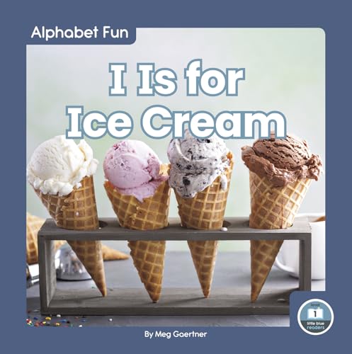 Book cover featuring four scoops of ice cream in waffle cones.