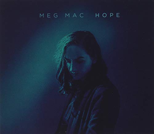 Meg Mac's “Hope” CD cover: woman’s portrait in blue tones.