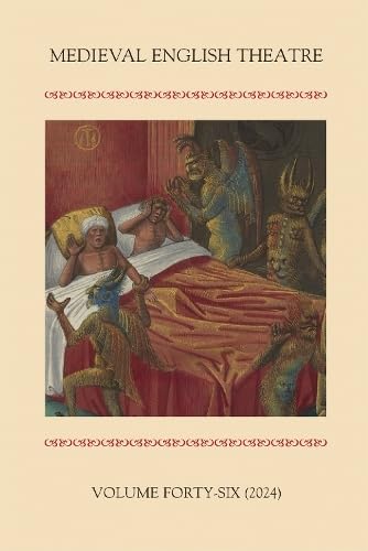 Book cover featuring a medieval painting of demons tormenting figures in bed.
