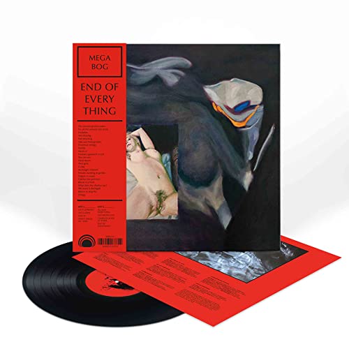 Vinyl record for Mega Bog’s “End of Everything” with surrealist cover art.