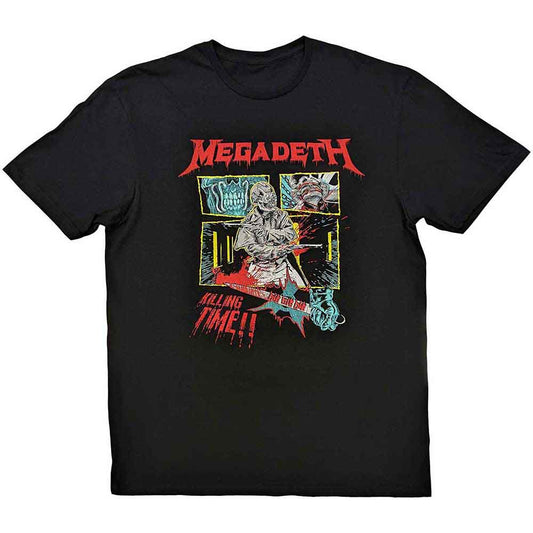 Black Megadeth t-shirt, “Killing Time” design, size XX-Large.