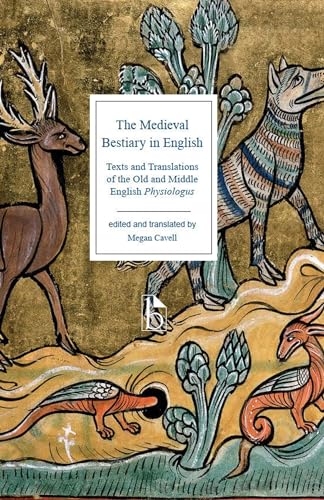 Book cover featuring medieval animal illustrations and text.