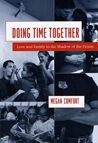 Book cover with photos of families and a prison guard's uniform.