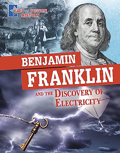 Book cover featuring Benjamin Franklin, a kite, and lightning bolts.