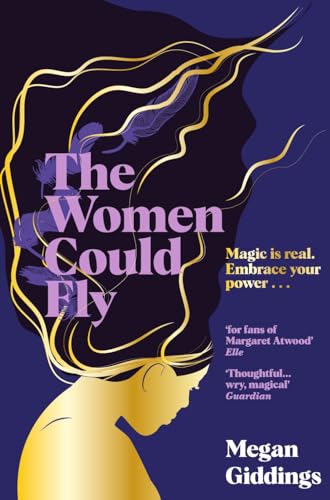Book cover showing a golden silhouette of a woman with long, flowing, feathered hair.