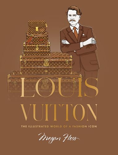 Book cover featuring Louis Vuitton and a stack of patterned luggage.