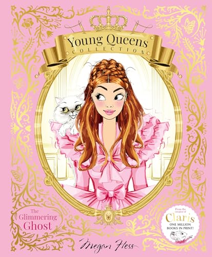 Book cover: illustrated girl with long hair and a white cat.