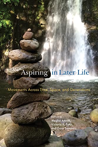 Book cover with stacked stones and a blurred waterfall background.