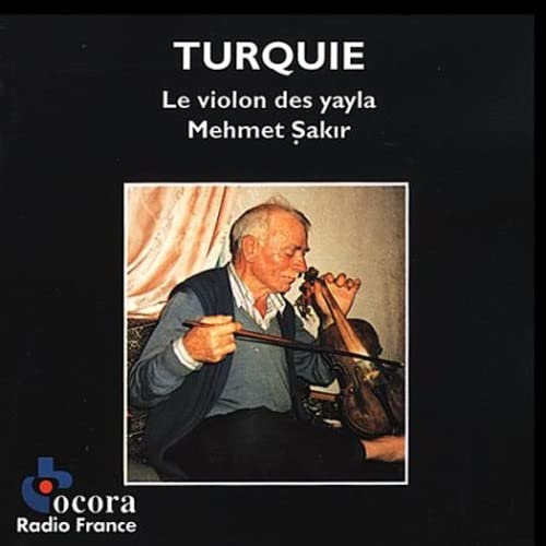 CD cover featuring Mehmet Şakir playing a traditional Turkish stringed instrument.