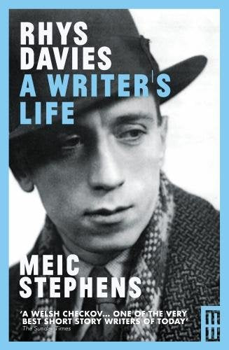 Book cover: black and white portrait of Rhys Davies in a hat.
