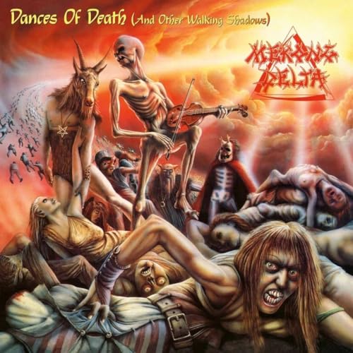 Album cover: skeletal figure playing violin amidst bodies and a horned goat.